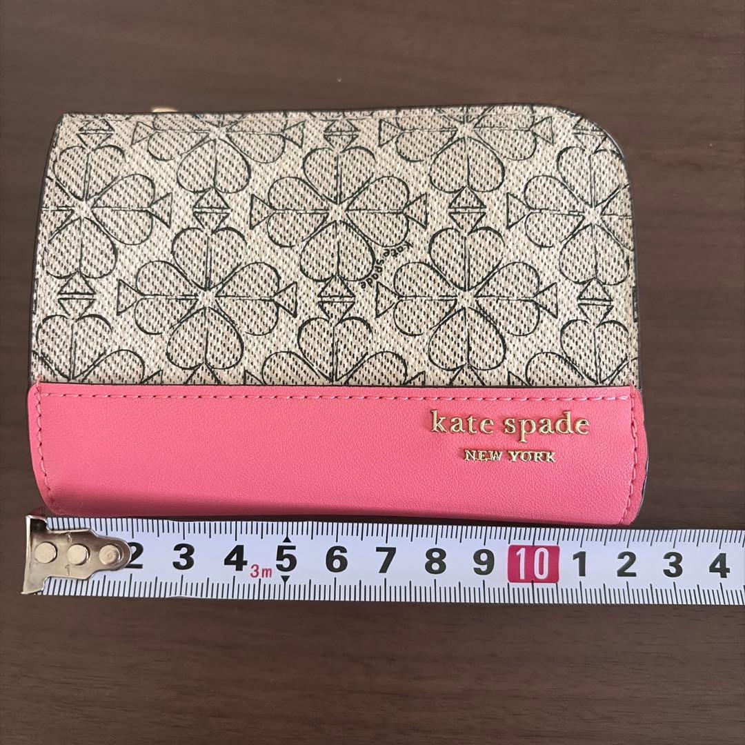 kate spade 二つ折り財布 ピンク