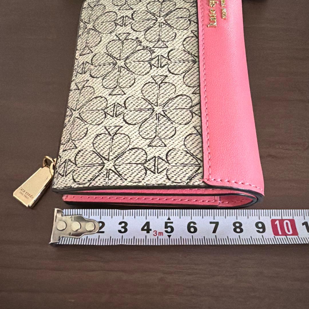 kate spade 二つ折り財布 ピンク