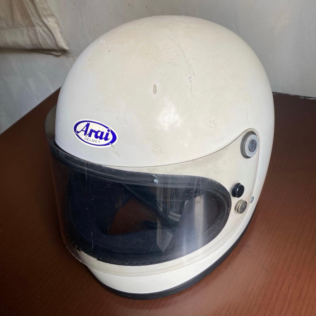 Sシェル！ 目深加工リペア済み ビンテージヘルメット 族ヘル ヒロタケアライ