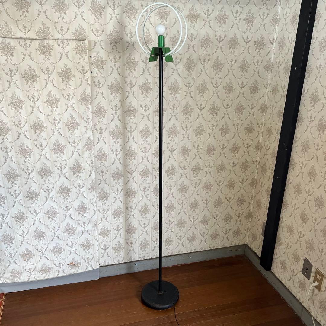 【アンティーク】昭和レトロ 桜井制作所 フロアランプ スタンドライト 古道具