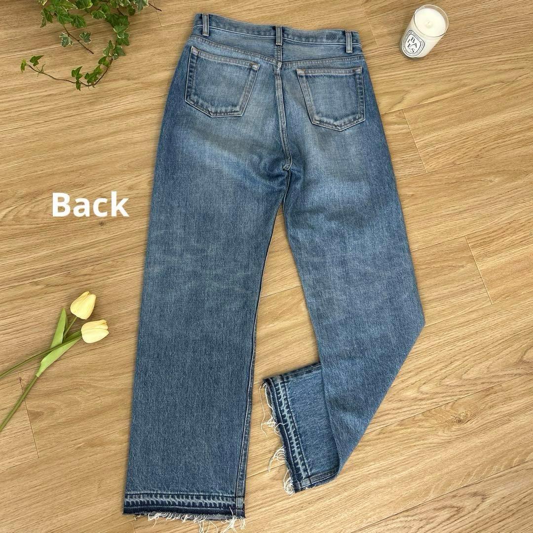 Drawerドゥロワー　ブリーチ5ポケットデニムパンツ34　ネイビー　定番現行品