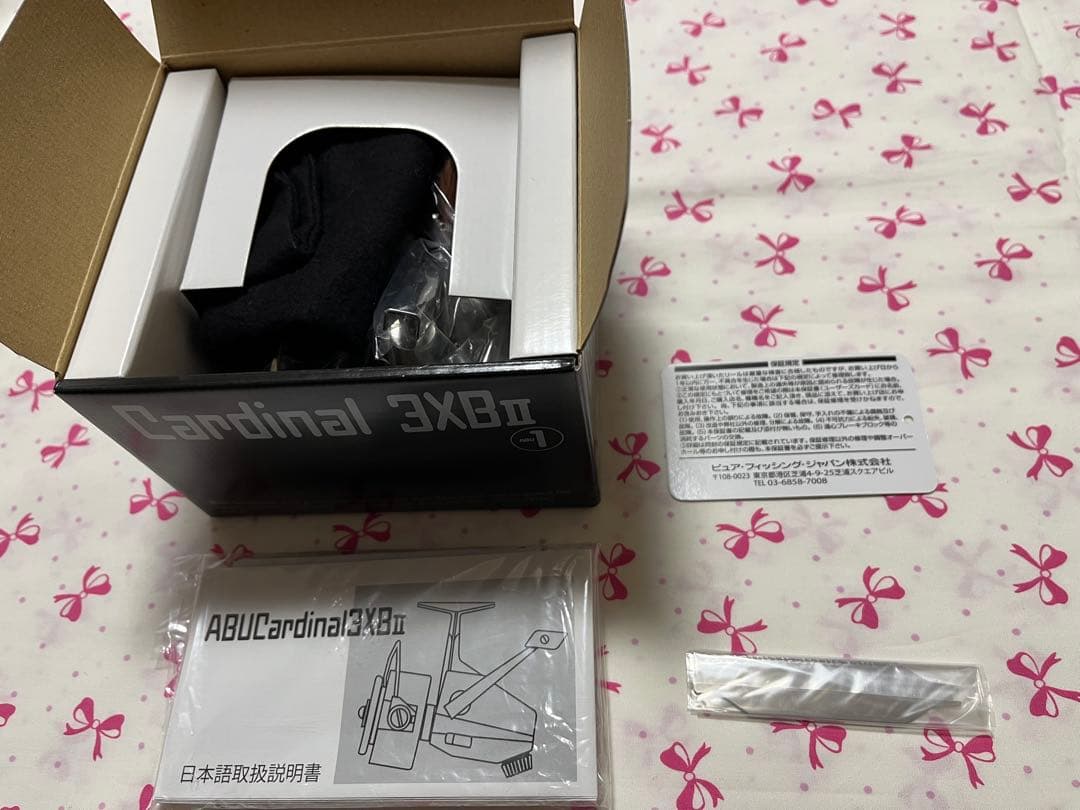 新品未使用ABU Cardinal 3XBⅡスピニングリール