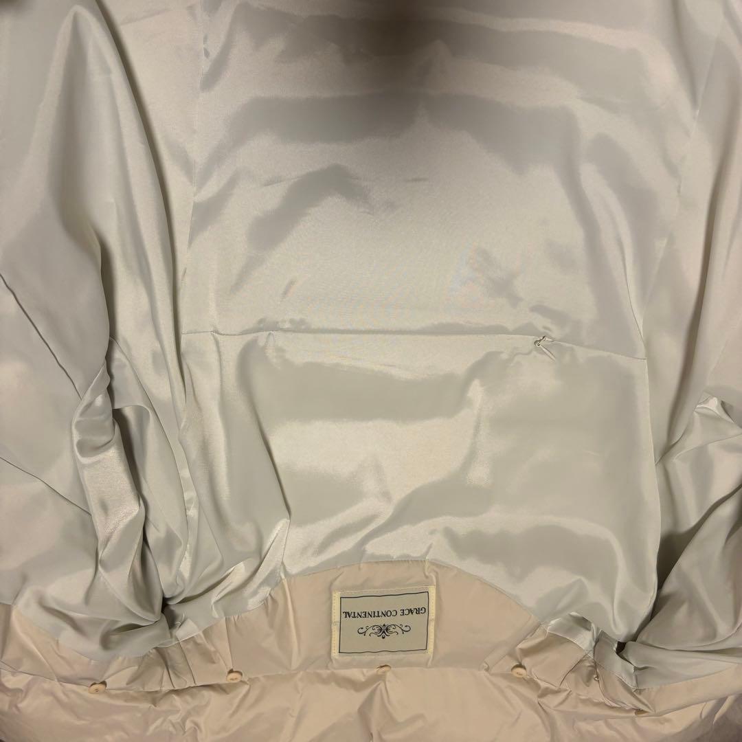 グレースコンチネンタル　ファーショートダウンジャケット　アウター　コート