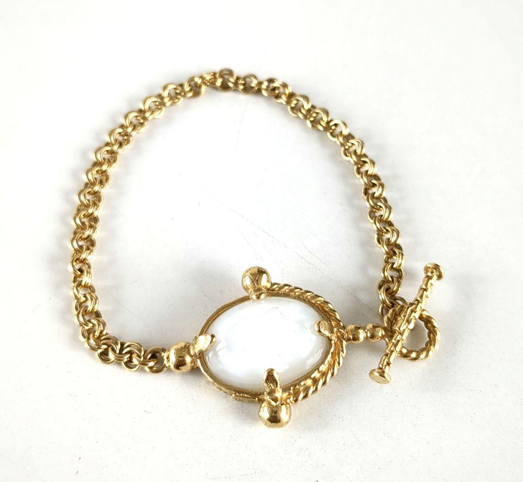 GEM KINGDOM ブレスレット*チェーン　ストーン*ゴールド　925