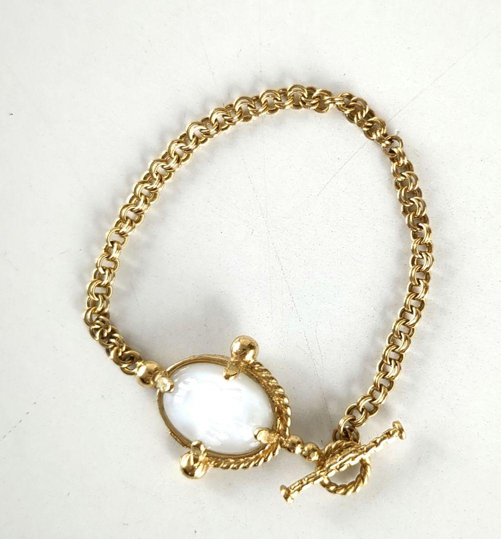 GEM KINGDOM ブレスレット*チェーン　ストーン*ゴールド　925