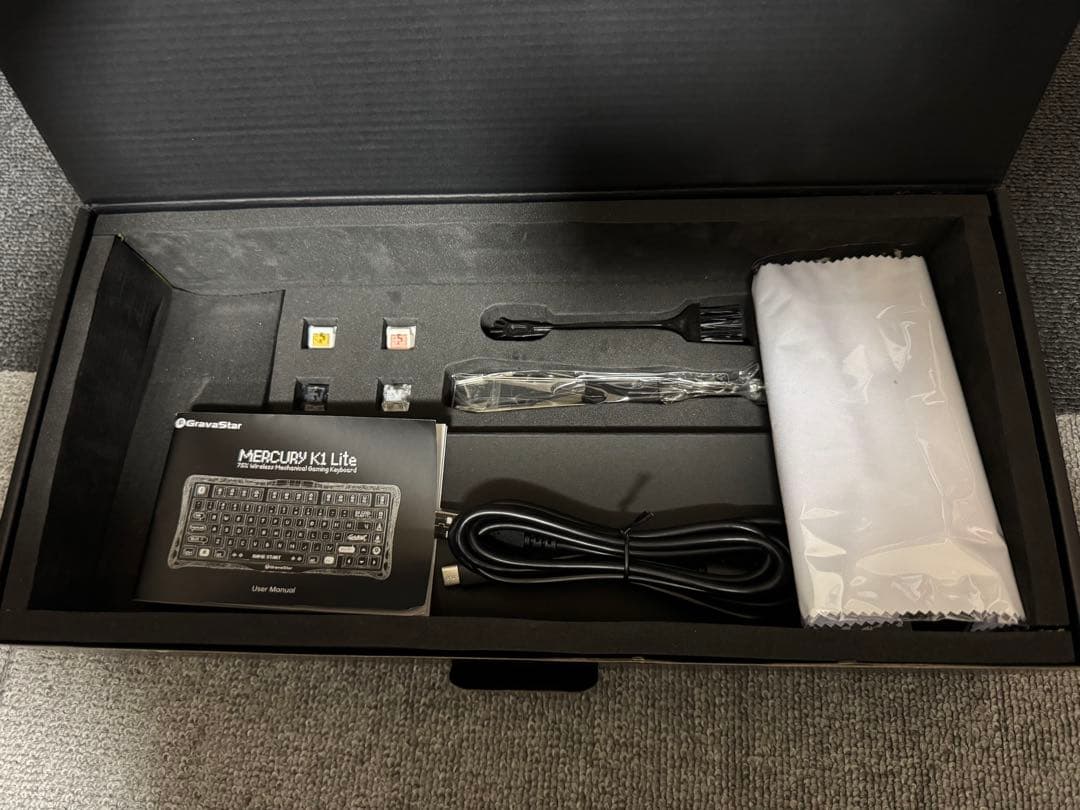 GravaStar Mercury K1 LITE メカニカルキーボード美品