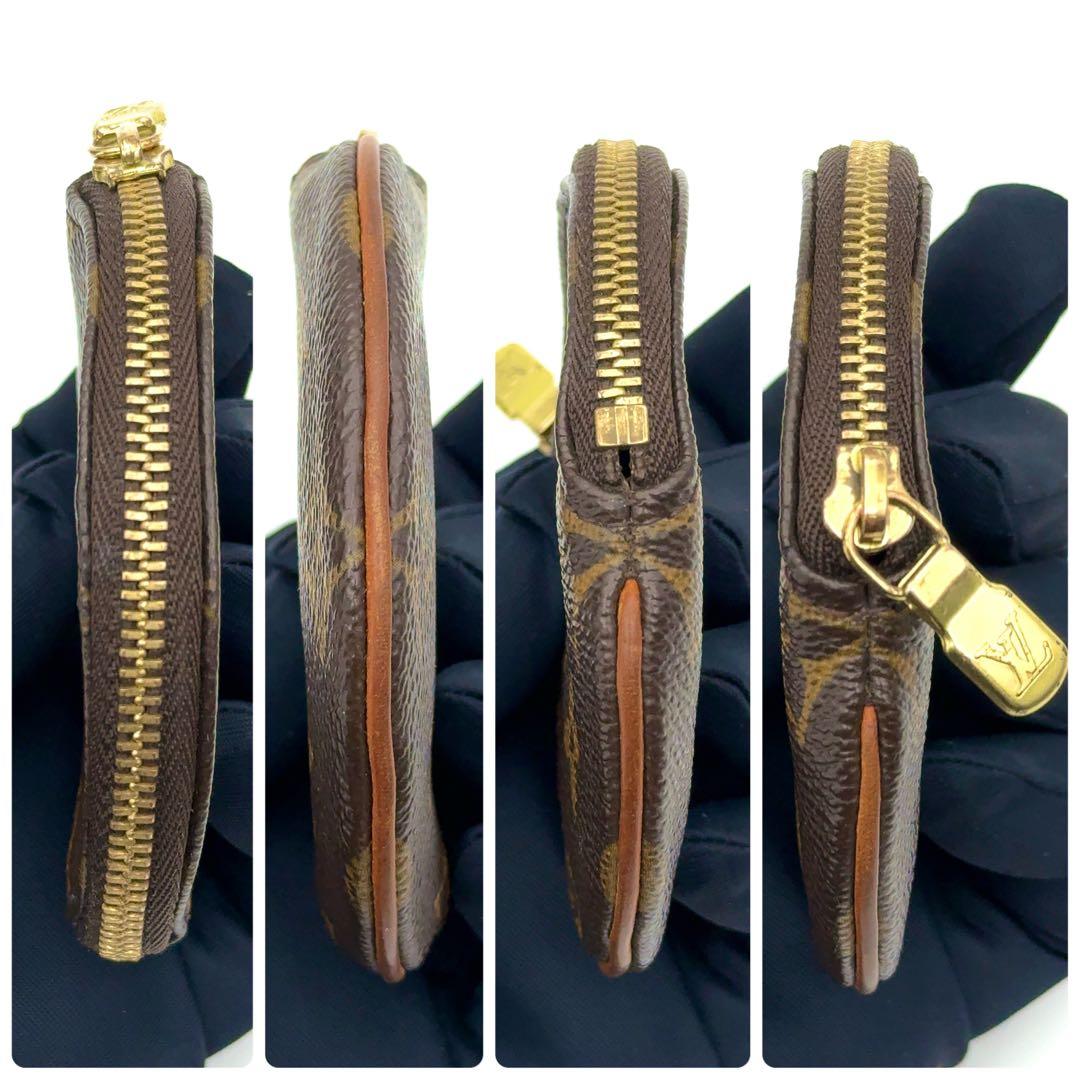 【極美品】ルイヴィトン モノグラム ポルトモネ ロン ケース 丸型 小銭