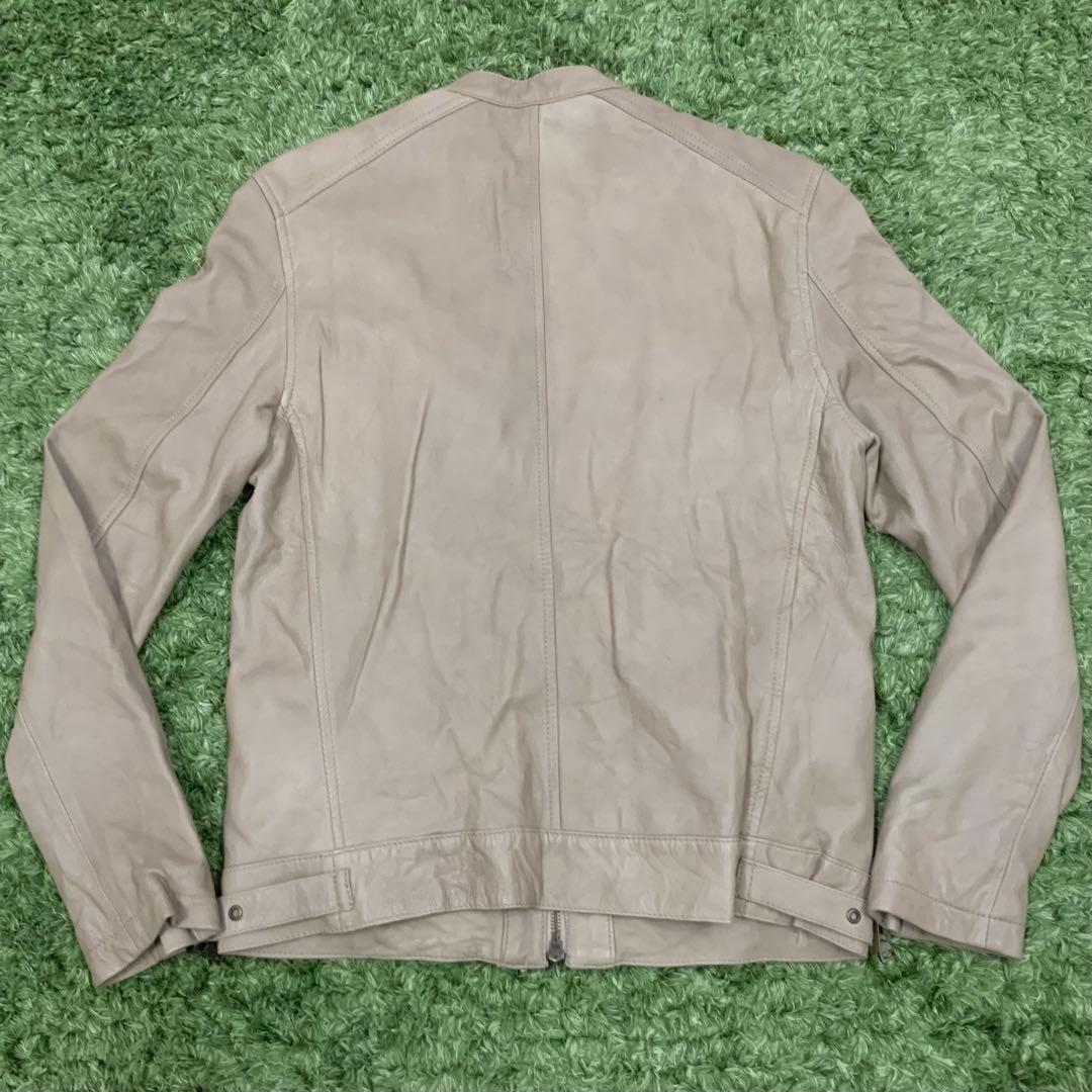 じっぽー様 ジャックローズ 羊革 レザージャケット メンズ3(M~L)