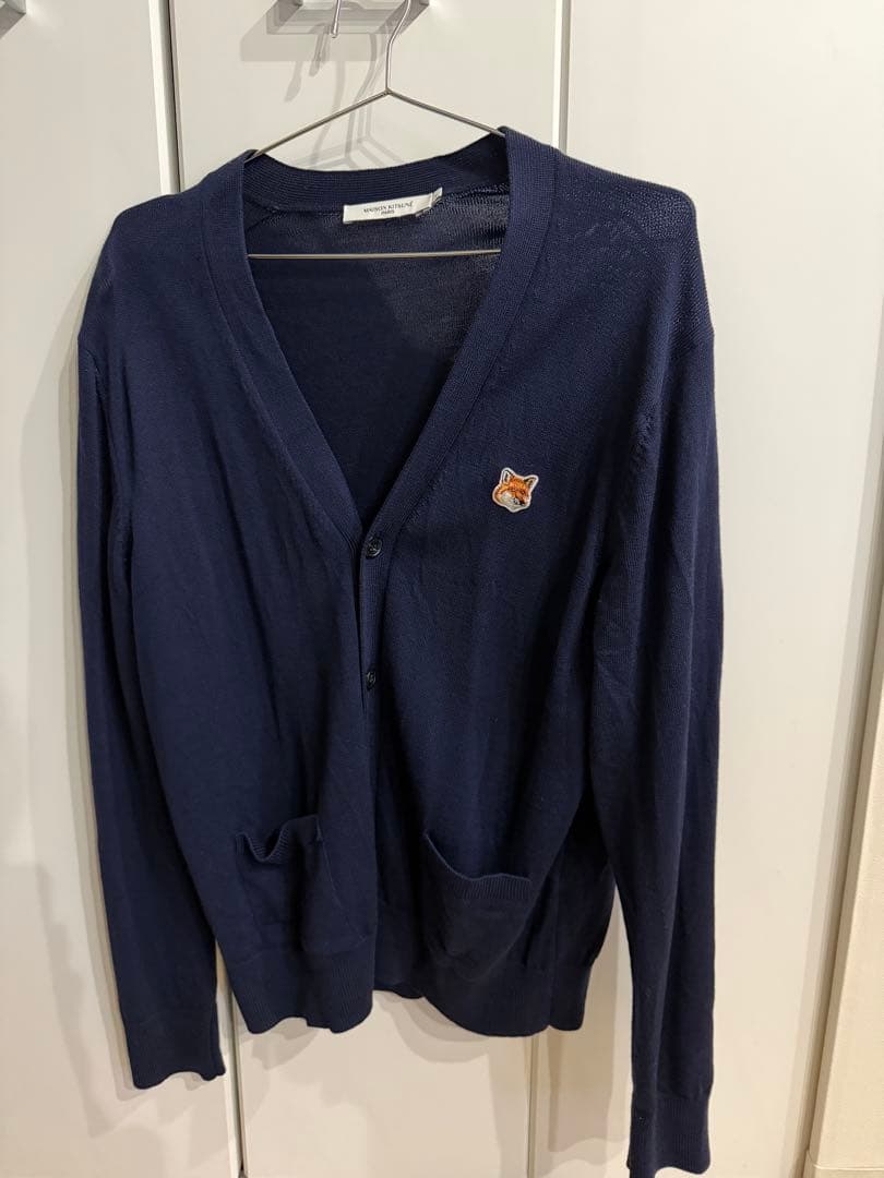 【即購入ok】MAISON KITSUNÉ メゾンキツネ　ネイビー　カーディガン