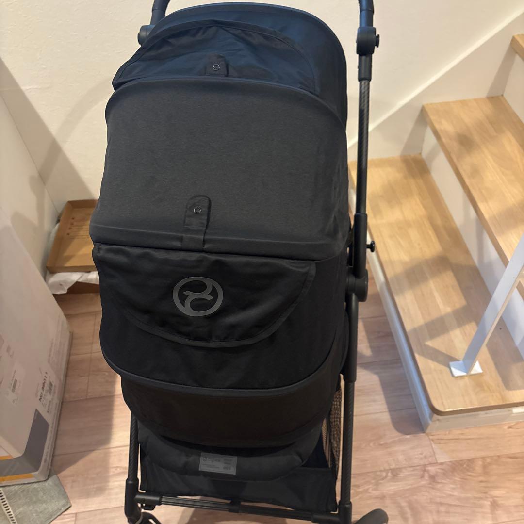 メリオカーボン　ムーンブラック　2022 新生児〜◯箱付属品有　サイベックス