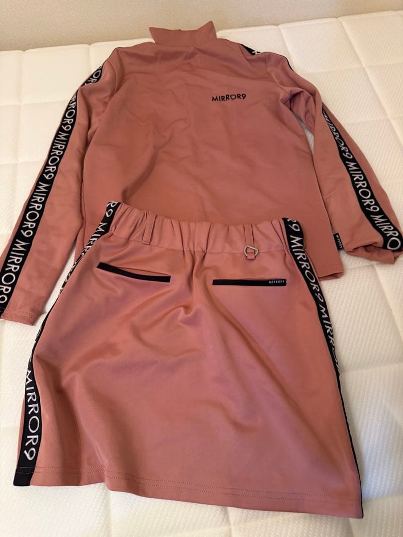 MIRROR9 ピンク トップス スカート セット