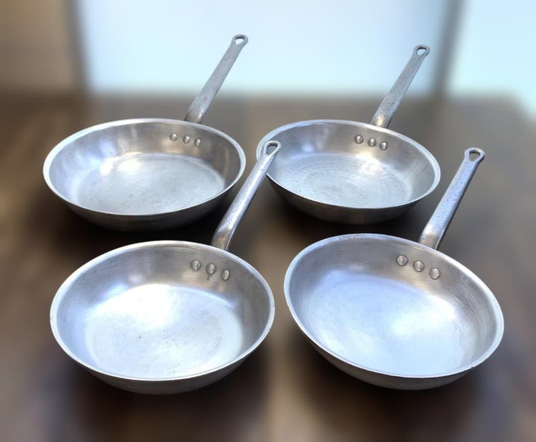 アルミ製 打出フライパン ４点セット φ30×1・28×1・24×2 厨房 店舗