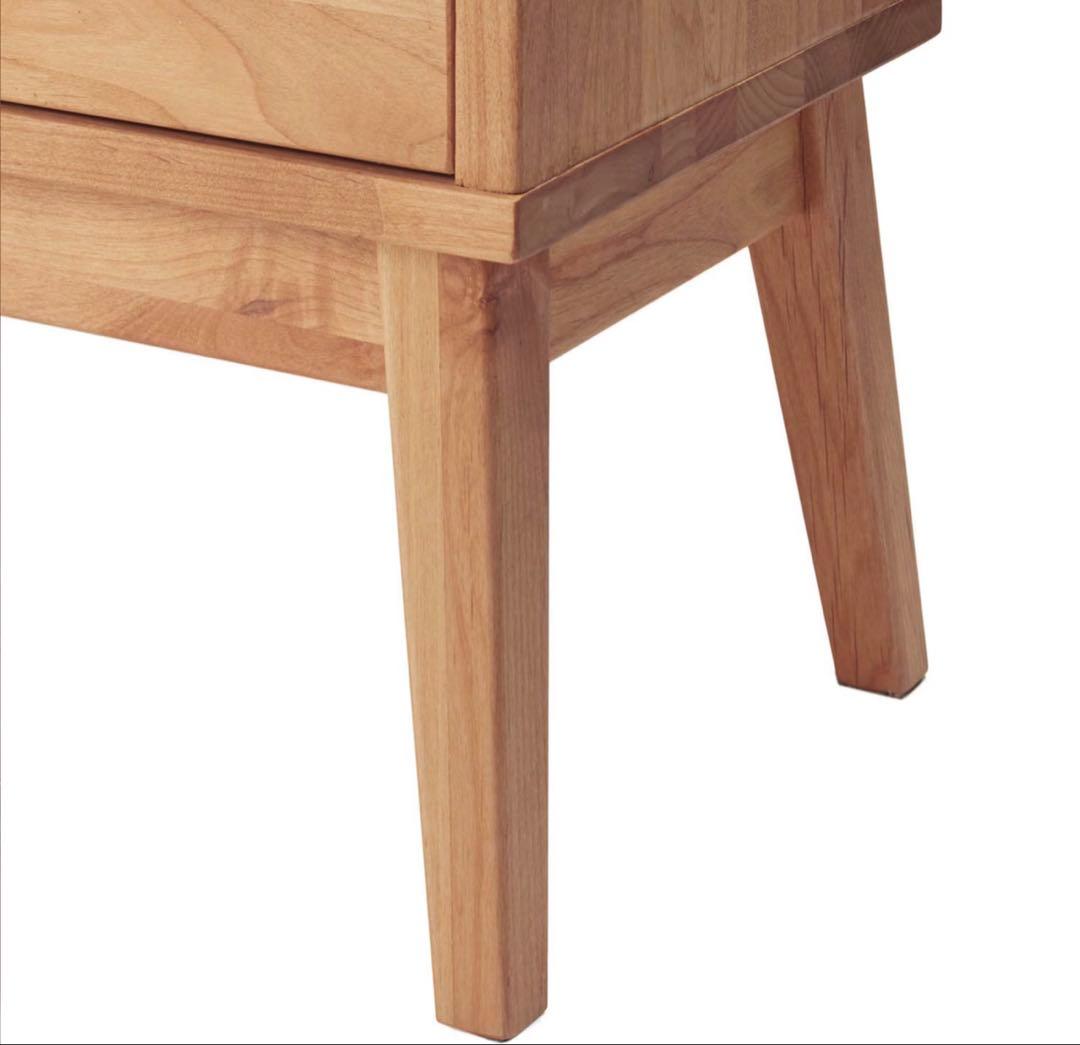 【新品同様_美品】ベルメゾン 天然木 自然素材チェスト