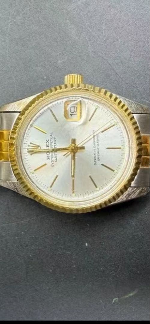 ロレックス デイトジャスト 自動巻き 時計