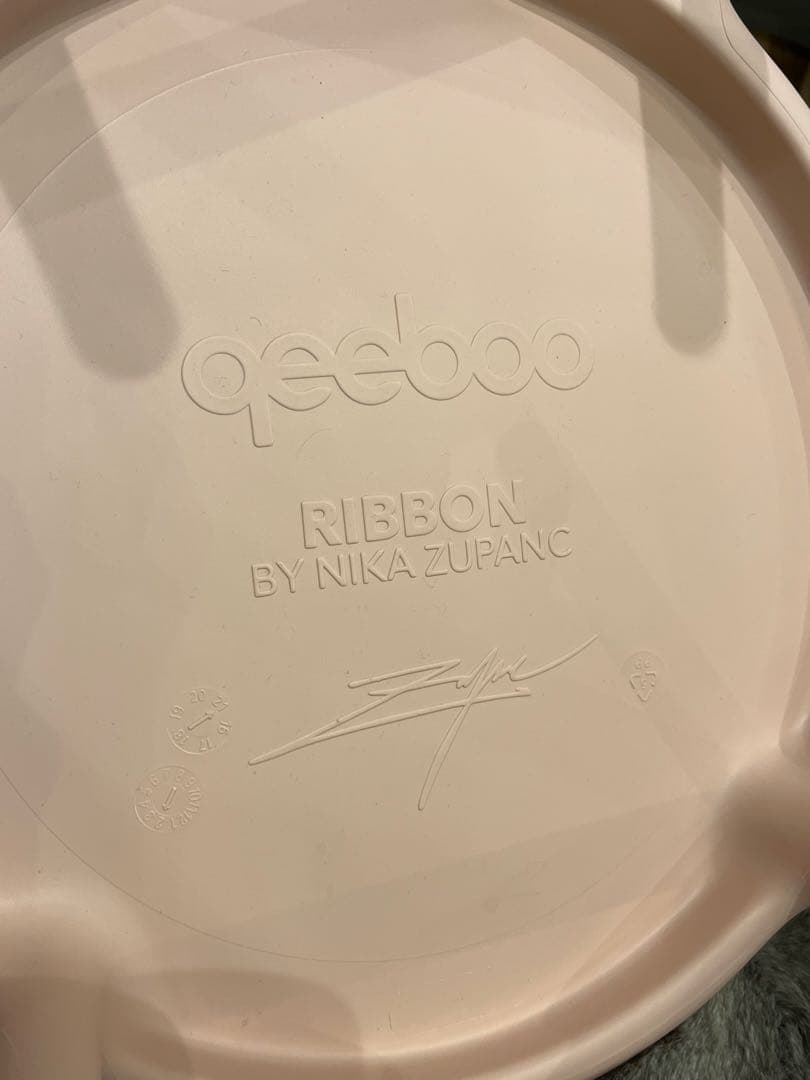 Qeeboo/NIKA ZUPANC リボン チェア[2脚set]　WH・PK色