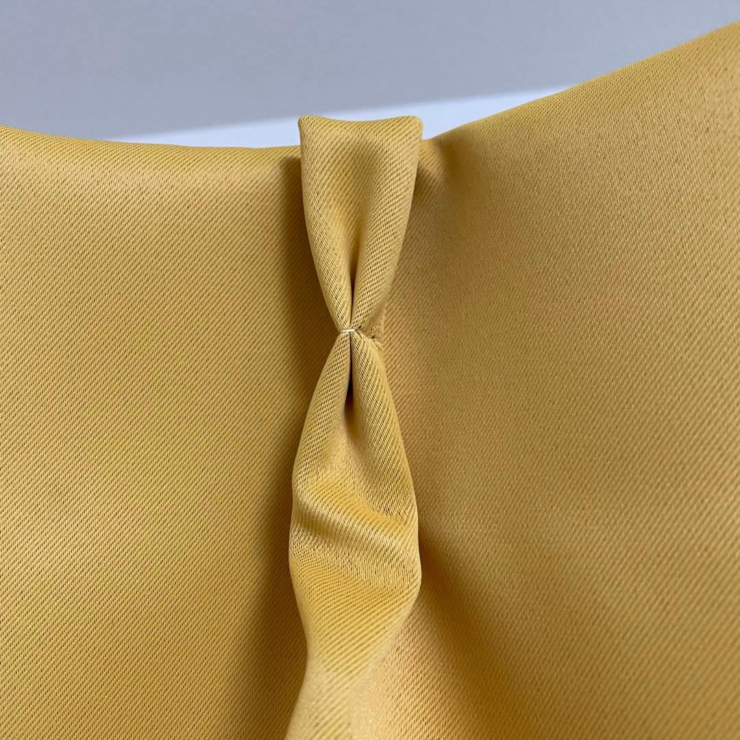 ★美品★ 日本製　1級遮光カーテン　イエロー　100cm 110cm