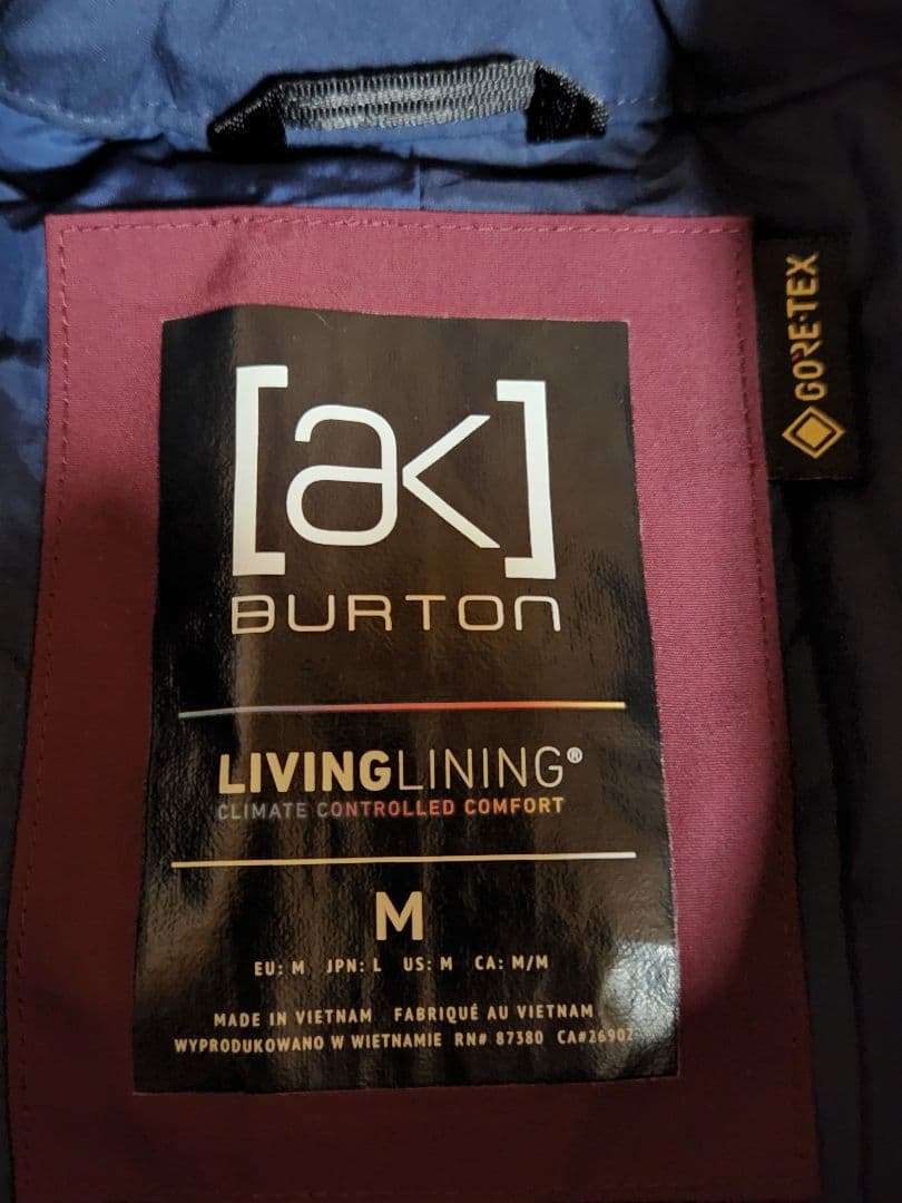 burton 【ak】　GORE-TEX　Mサイズ　上下セット