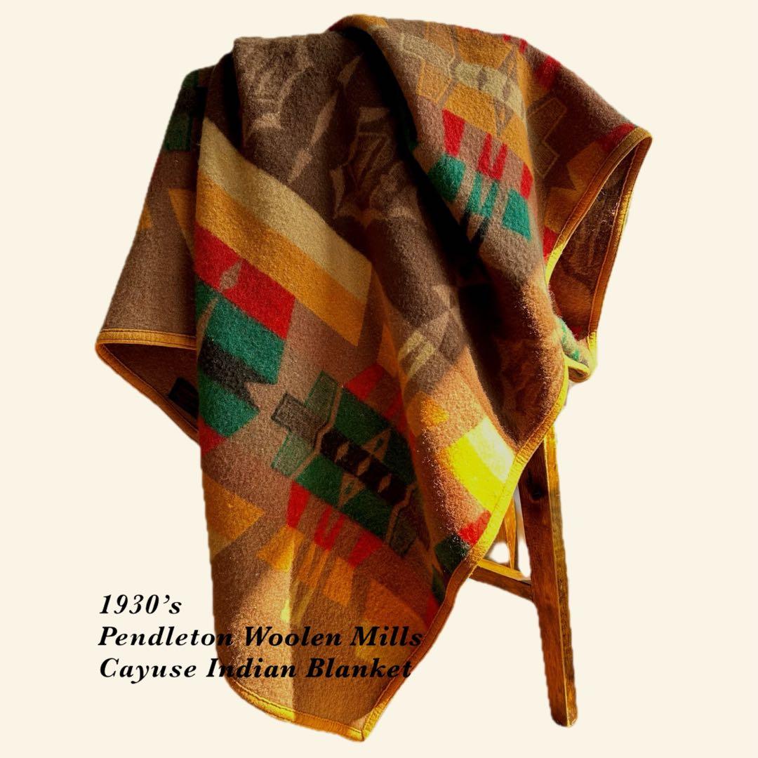 1930’s Pendleton ペンドルトン ブランケット ビーコン柄 ナバホ