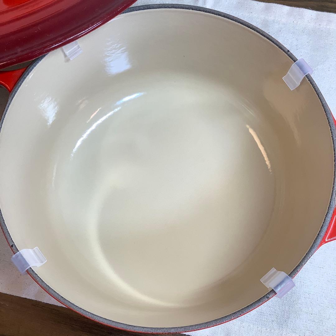 【美品】ルクルーゼ　ココットロンド　20cm