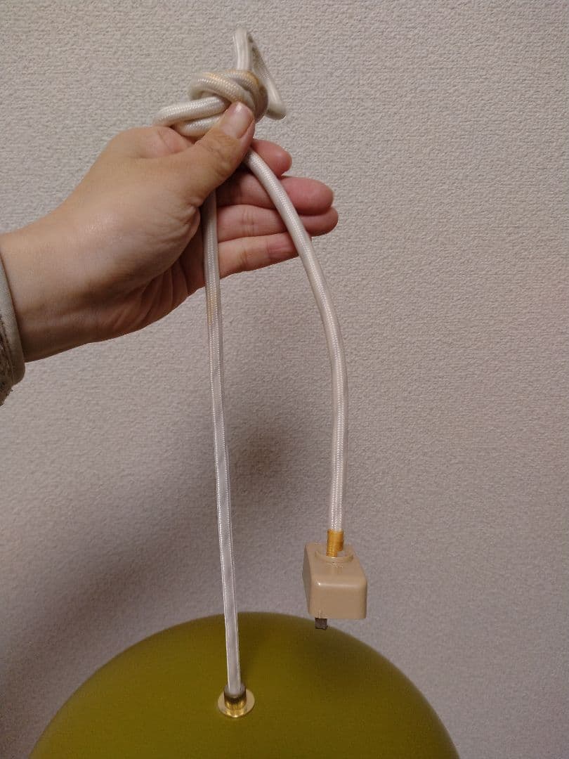 アラビアフィネル　　ビンテージランプシェード　緑