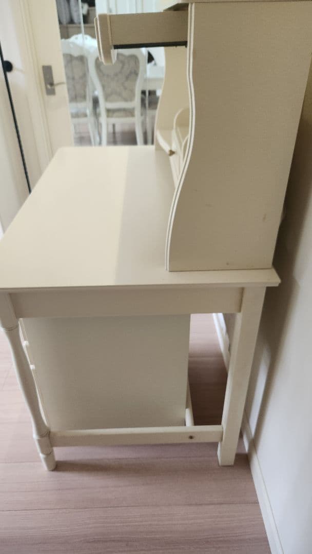 ホワイト 学習机のみ 送料別(引取り限定)