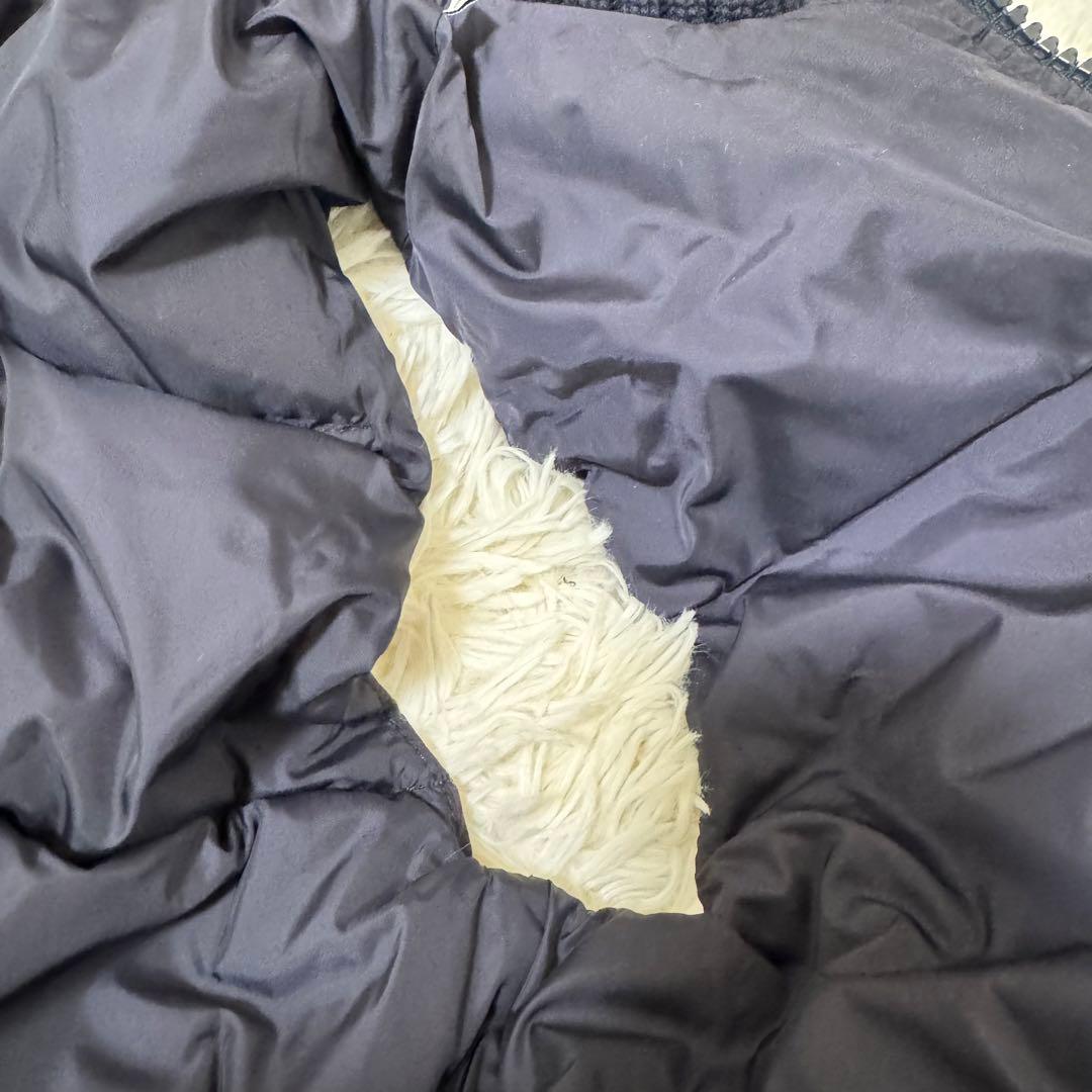 MONCLER ダウンベスト　ネイビー　サイズ0 フードあり