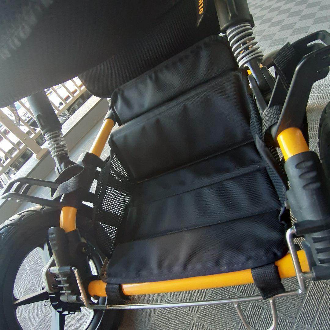 キュリオ ベビーカー ストローラーA ブラック×イエロー 日本製