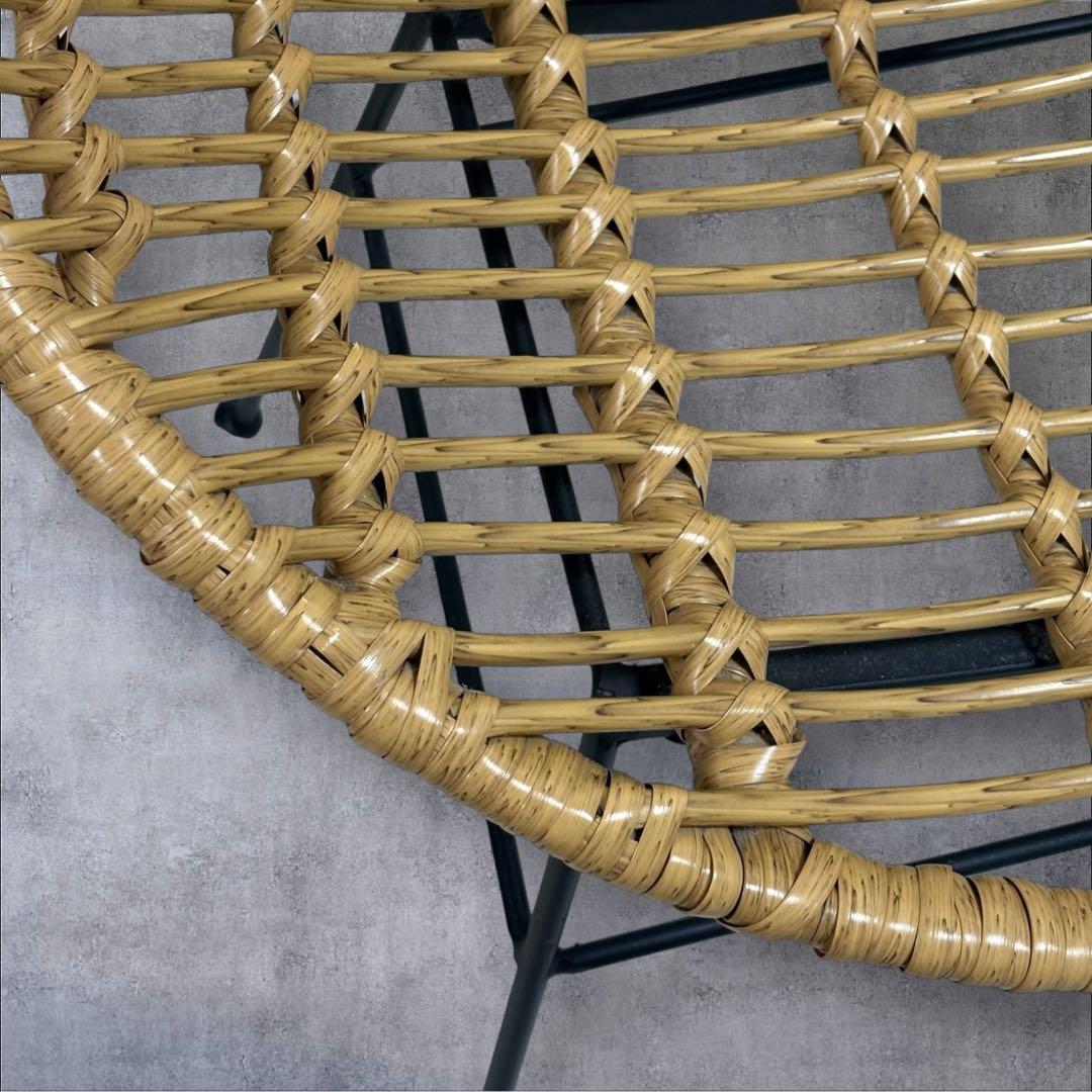 最終値下げ‼︎美品✨2脚セット ラタン ラタンチェア 椅子 カフェ ナチュラル