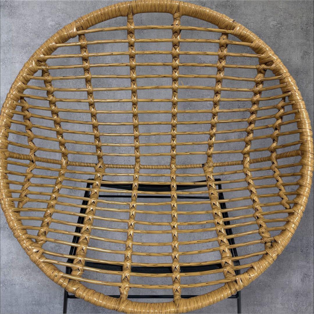 最終値下げ‼︎美品✨2脚セット ラタン ラタンチェア 椅子 カフェ ナチュラル