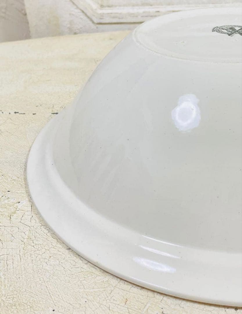 フランスアンティーク　ムーラン・デ・ルー窯　ボウル