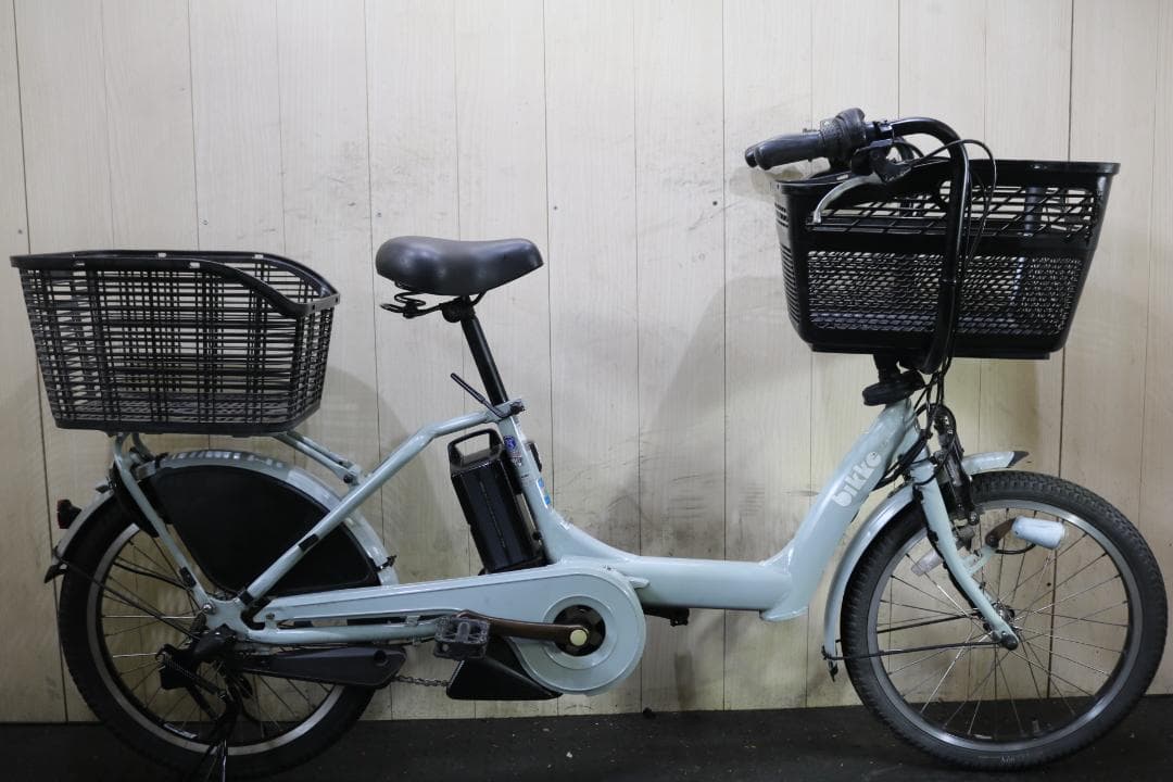 ブリヂストンBR0C49ビッケPOLAR e 20型8.7AH 3段 LED水色