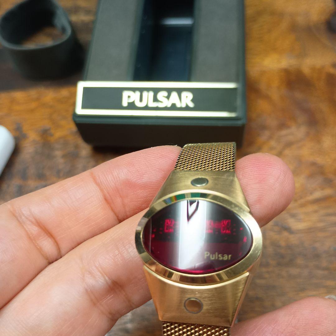 Pulsar デジタル腕時計 ゴールド 1970年代物 希少