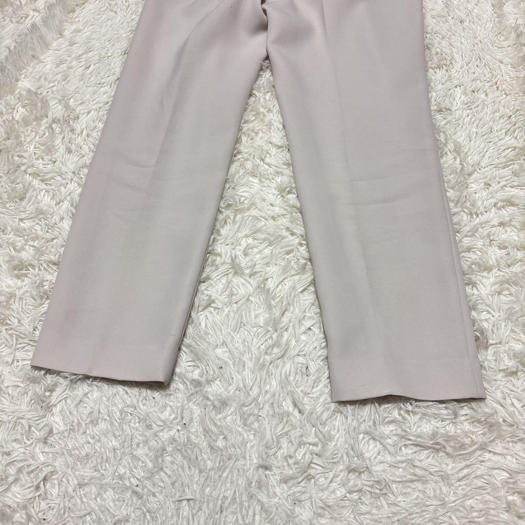 PLST　プラステ　セットアップ　ノーカラー　ボタンレス　ベージュ　Mサイズ