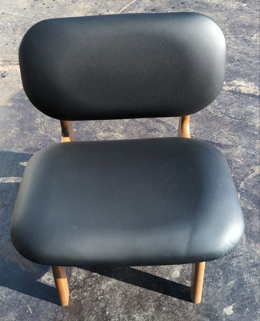 ニトリ　デスクチェア、スツールセット(NSリラックス MBR/BK)中古美品