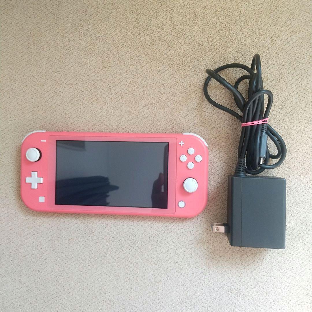 Nintendo Switch Lite コーラルピンク 本体 充電器付き