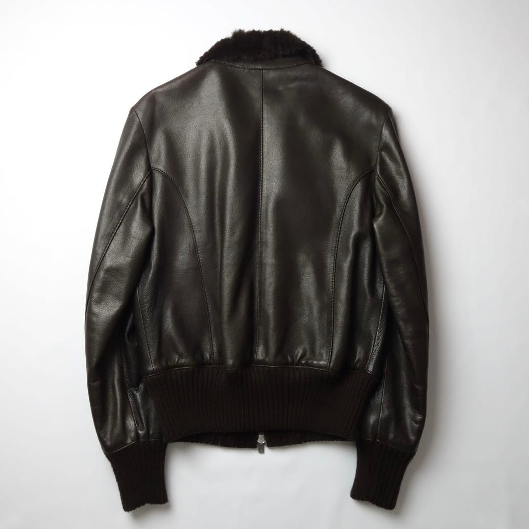 ジャケット・アウター salfra Fur Real Leather Bomber Jacket