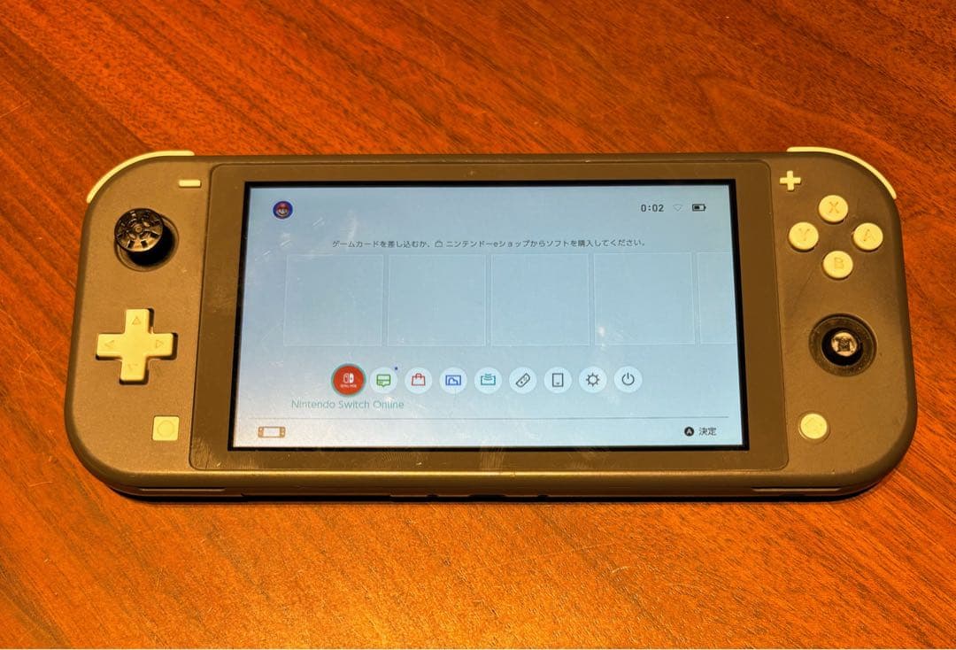 Nintendo Switch Lite グレー 本体　【ジャンク】ケース付き
