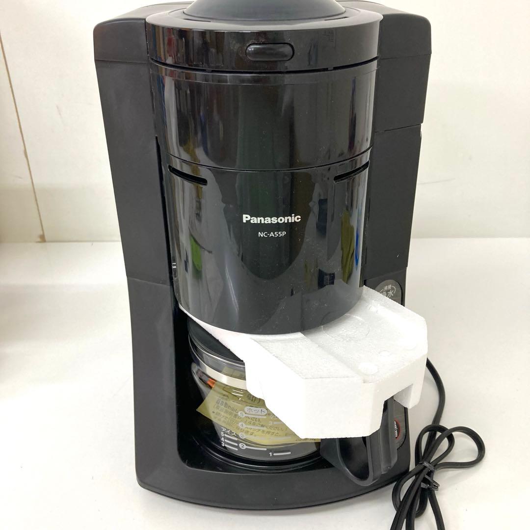 42-C パナソニック 沸騰 浄水 コーヒーメーカー NC-A55P-K
