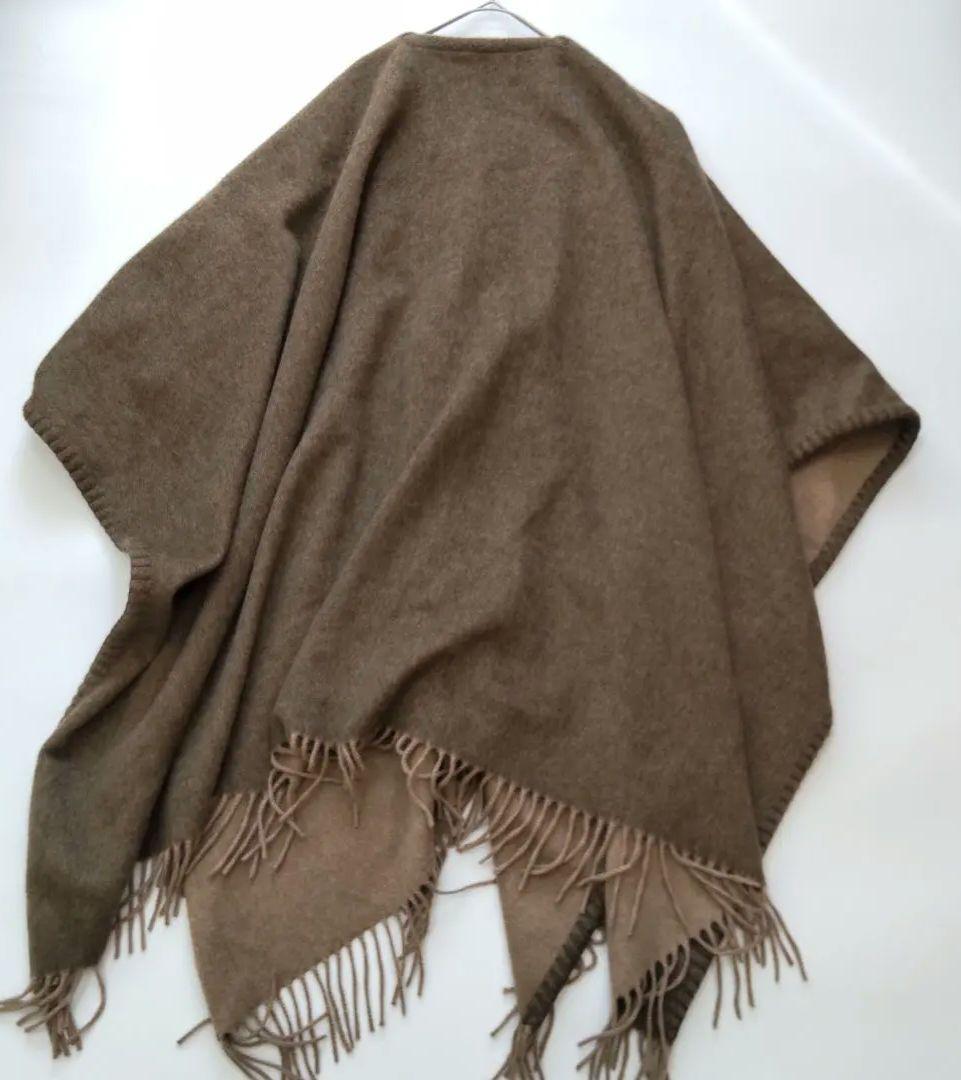 極美品 定価14.3万 アロンピ カシミヤ100% リバーシブル ケープ コート