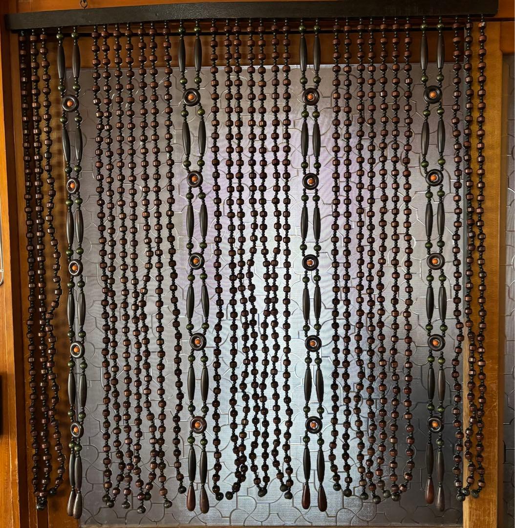 昭和レトロ⭐︎玉のれん玉すだれビンテージ