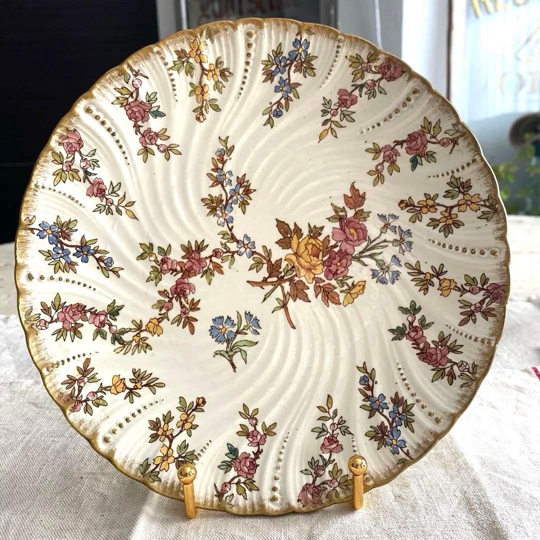 Sarreguemines　ルイ15世　プレート　フランスアンティーク【A】