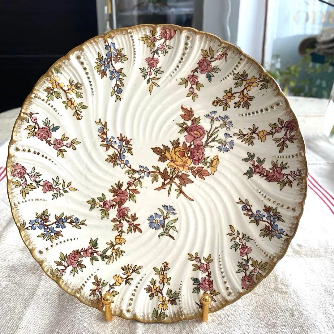 Sarreguemines　ルイ15世　プレート　フランスアンティーク【A】