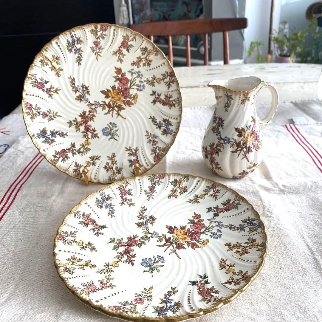 Sarreguemines　ルイ15世　プレート　フランスアンティーク【A】