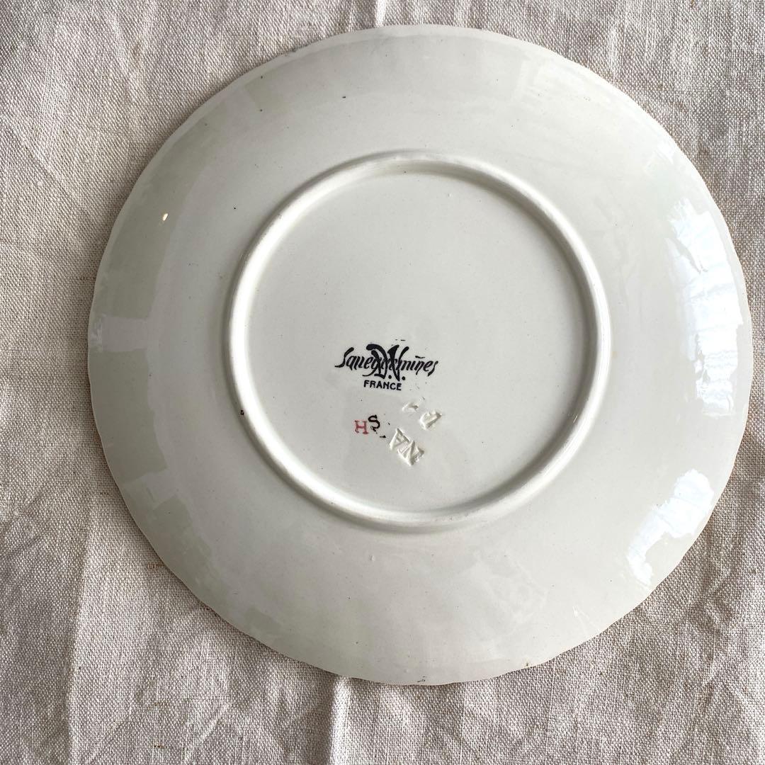 Sarreguemines　ルイ15世　プレート　フランスアンティーク【A】