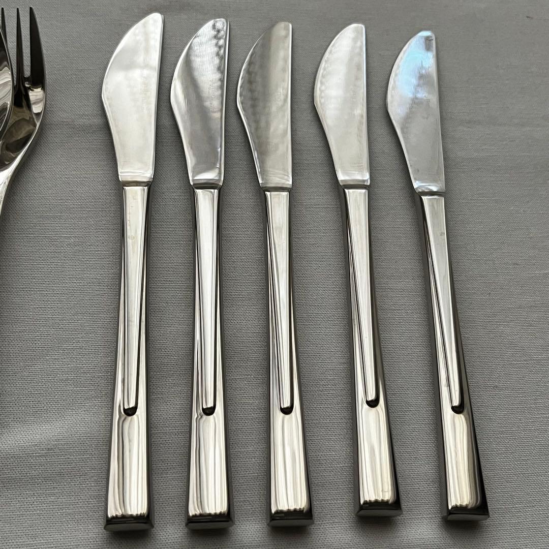 大泉物産 トリオ ラプソディー 18-12 中古品 カトラリー 15本 ナイフ