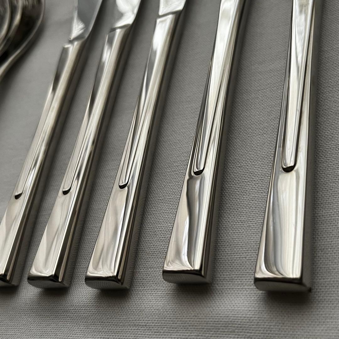 大泉物産 トリオ ラプソディー 18-12 中古品 カトラリー 15本 ナイフ