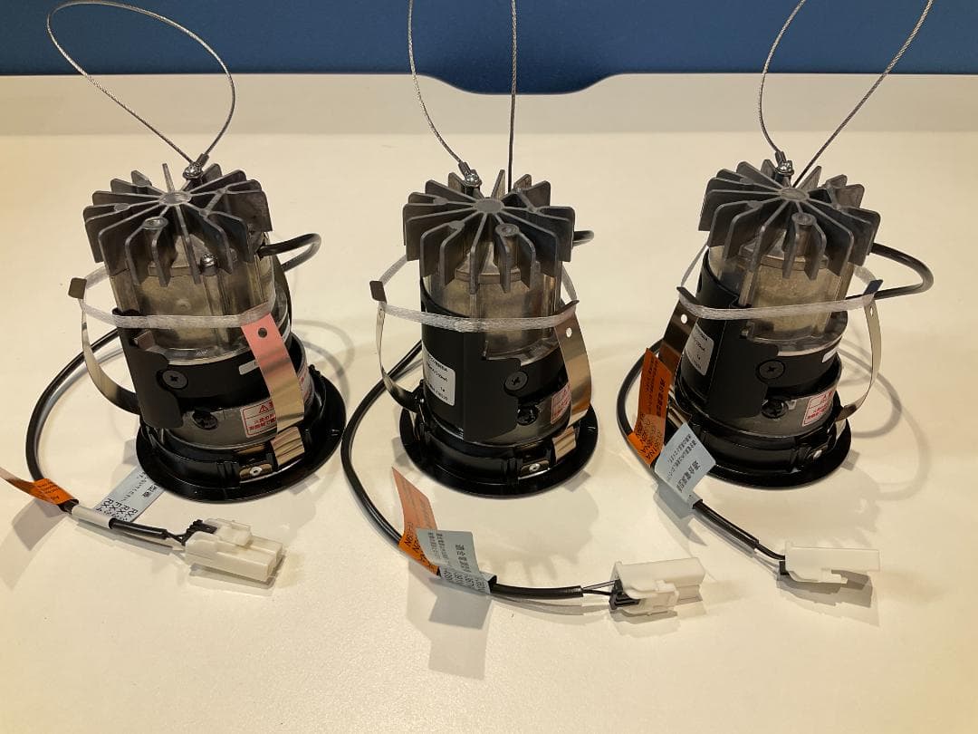 遠藤照明「ERD7836BA」　ユニバーサルダウンライト黒　電球色　9個セット