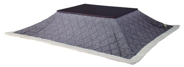 おしゃれ さらさら ふかふか 長方形 暖かい こたつ布団 ブラウン