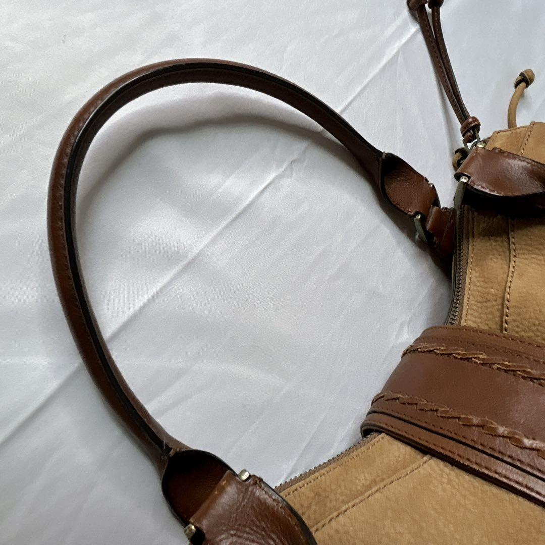 【レザー×ヌバック】COLE HAAN ボストンバッグ y2k ヴィンテージ