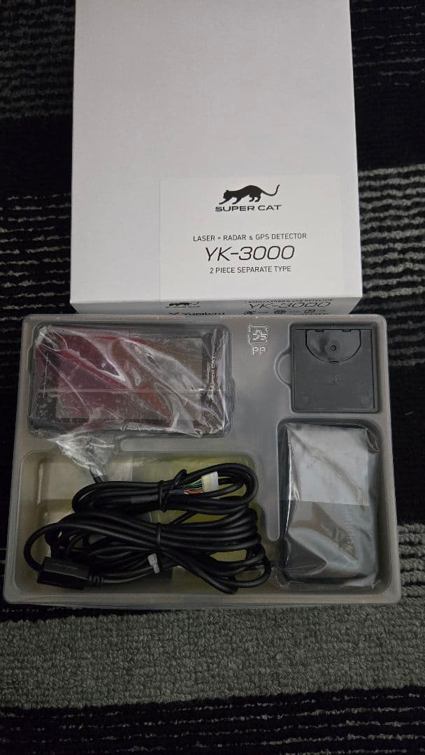 ユピテル SUPER CAT YK-3000 レーダー探知機本体